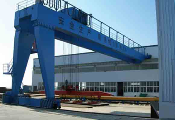 Double Girder Semi Gantry Crane for Workstation Use.jpg